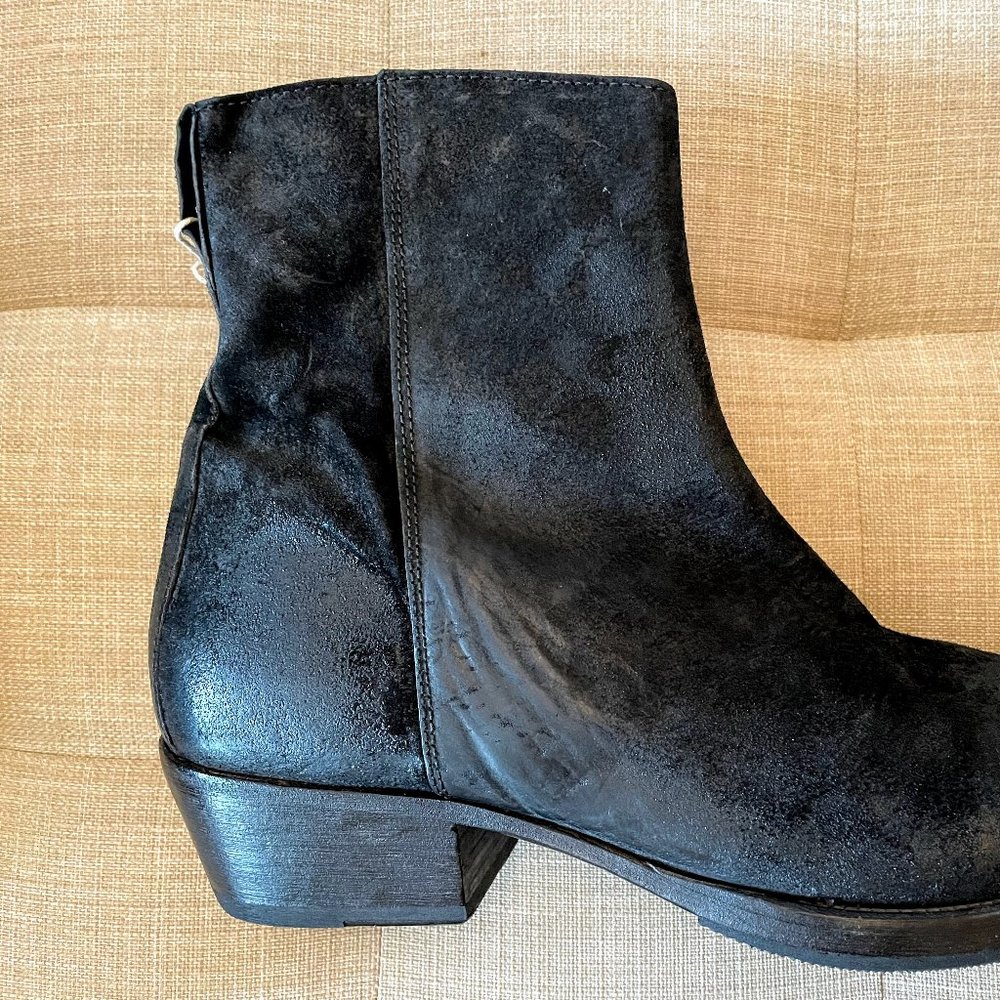 Moma Man Ankle Boots Black Size 11 Soft Leather